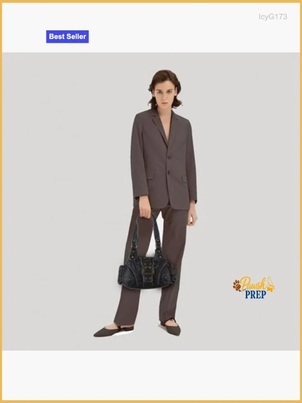 Vegan Leather Hobo Shoulder Bag, Multi-Pocket Crossbody Tote